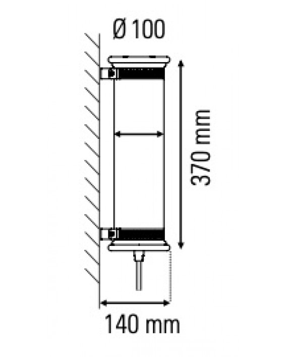 DCW éditions In The Tube Wall Lamp